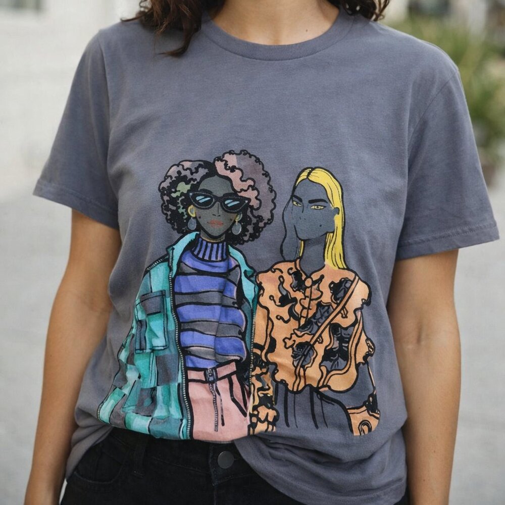 🔥 Vintage Vibes Graphic Tee – Size Small 🔥